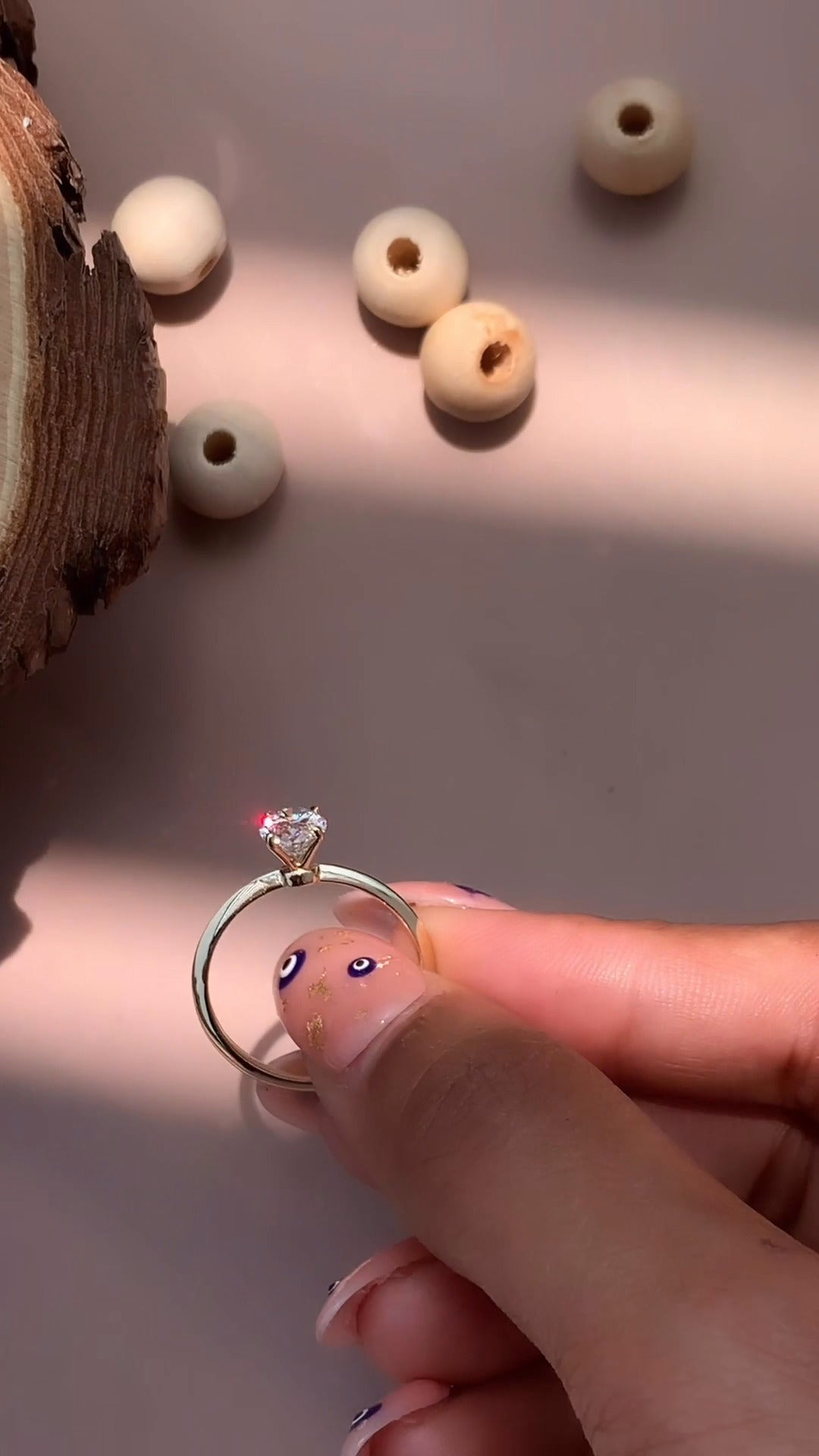 Oval Solitaire Ring