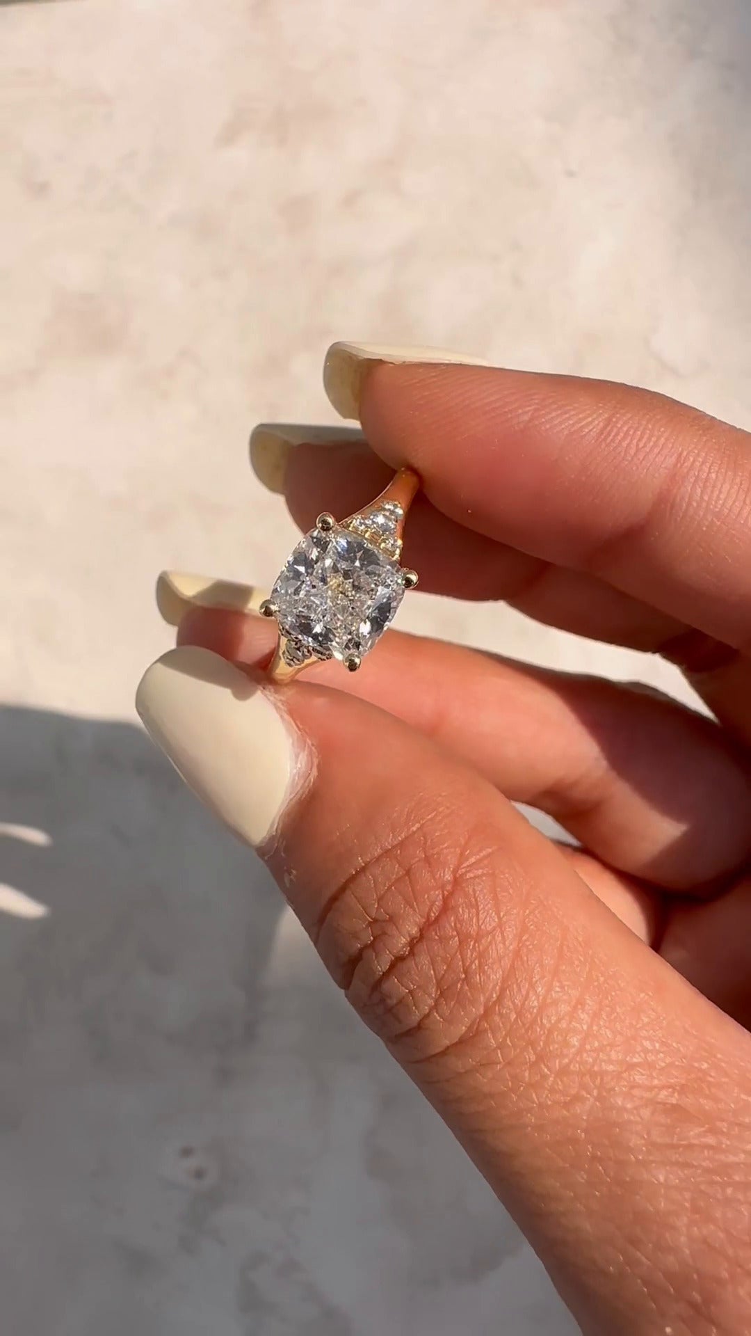 Moissanite Engagement Ring
