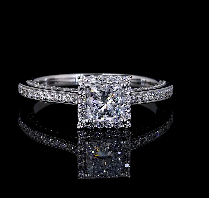 Clementine Princess Engagement Ring