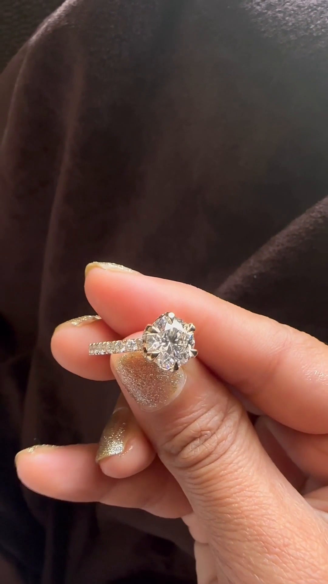 Davina Round Engagement Ring