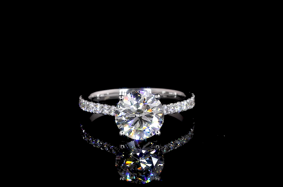 Moissanite Engagement Ring