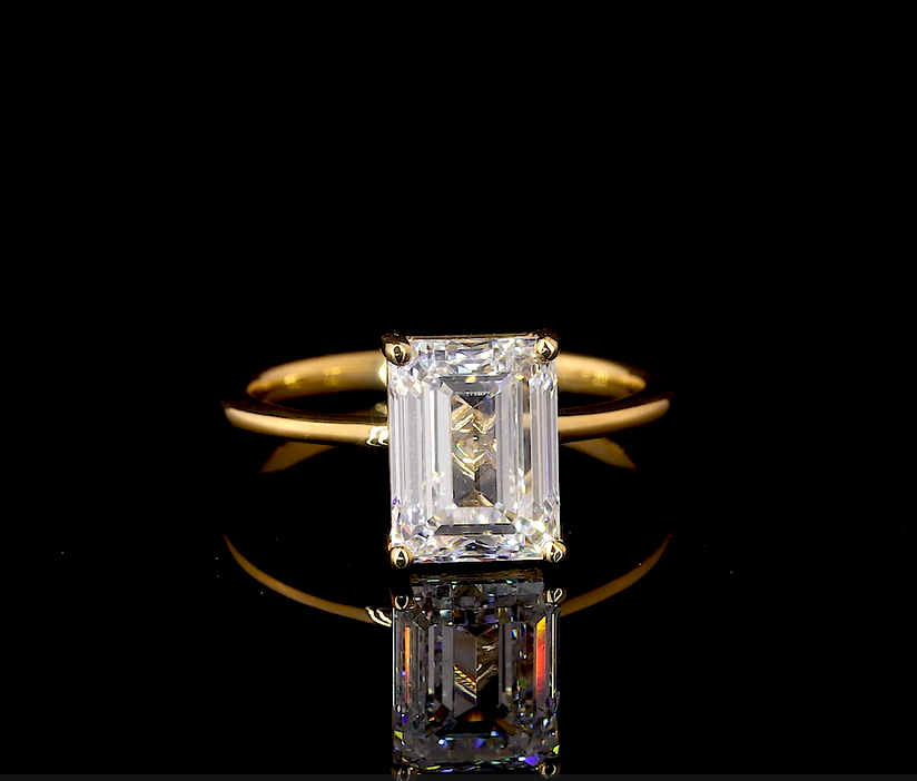 Moissanite Engagement Ring