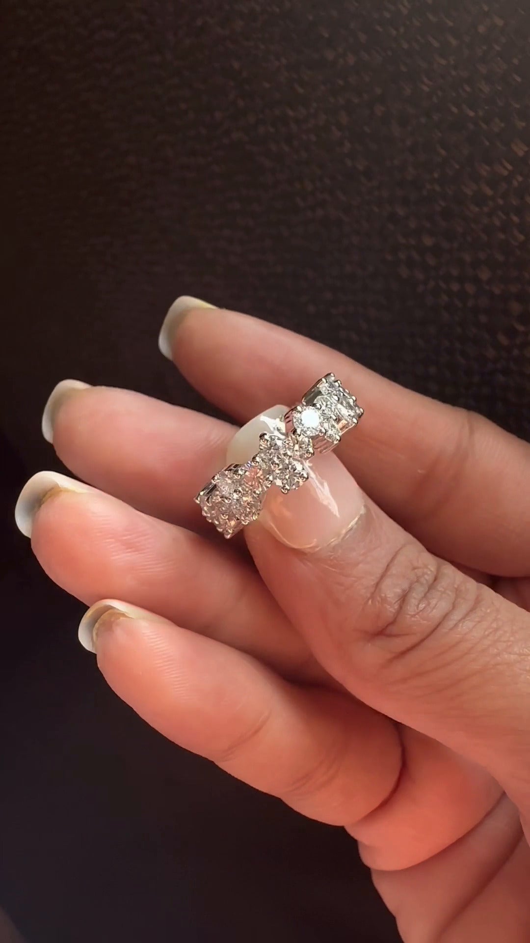 Moissanite Eternity Band