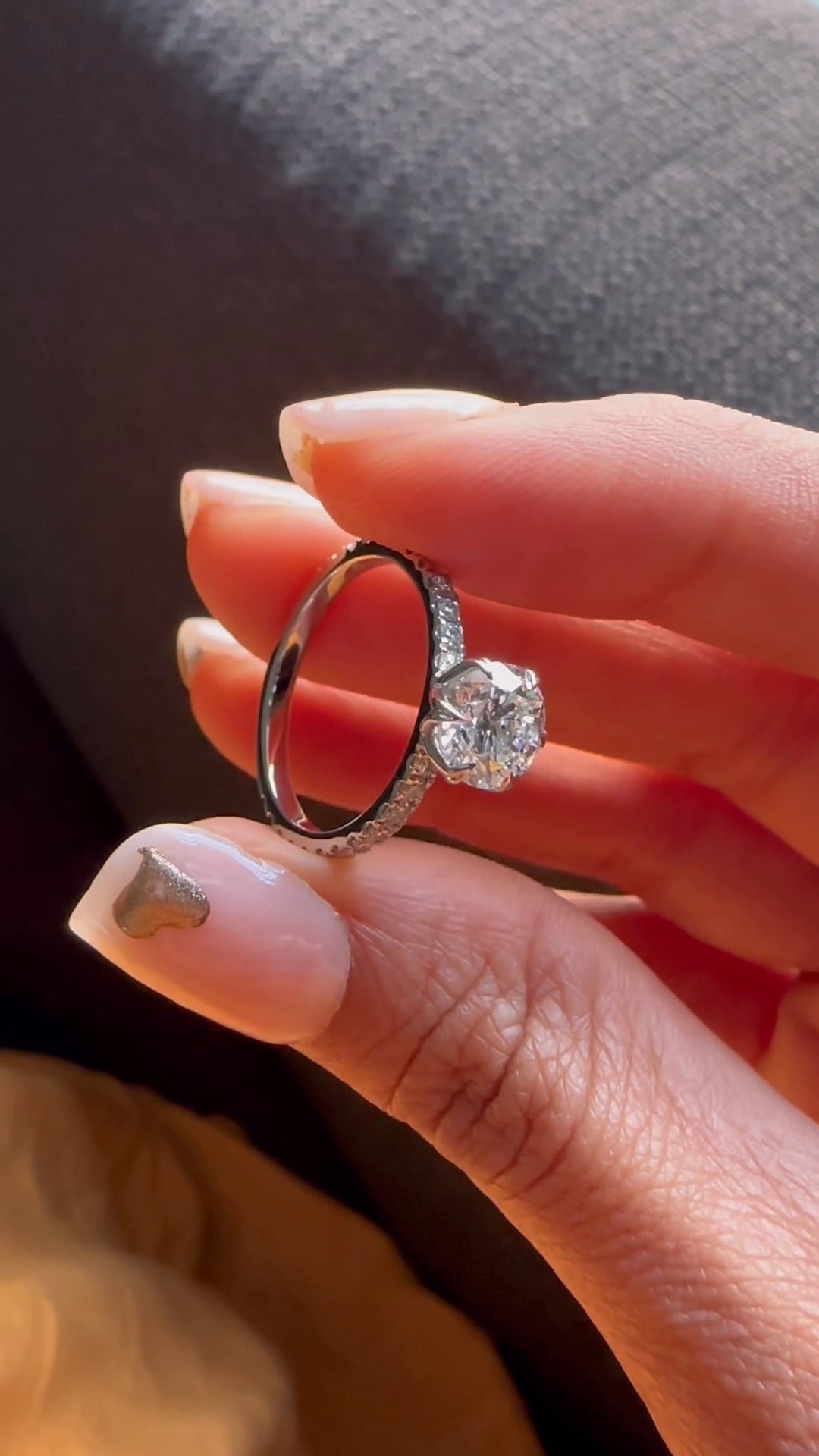 Moissanite Ring