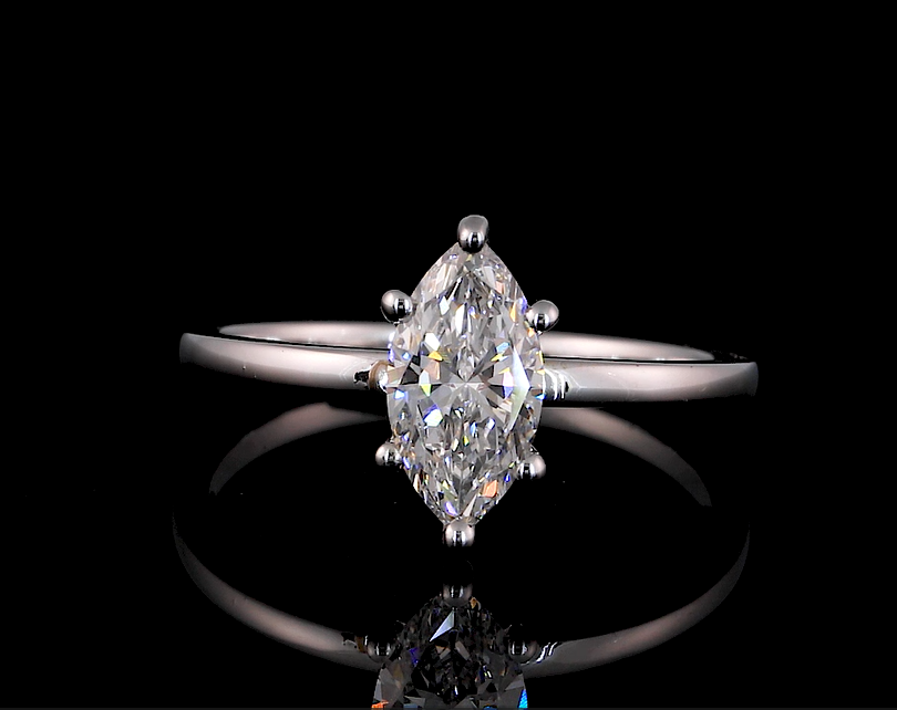 Moissanite Engagement Ring