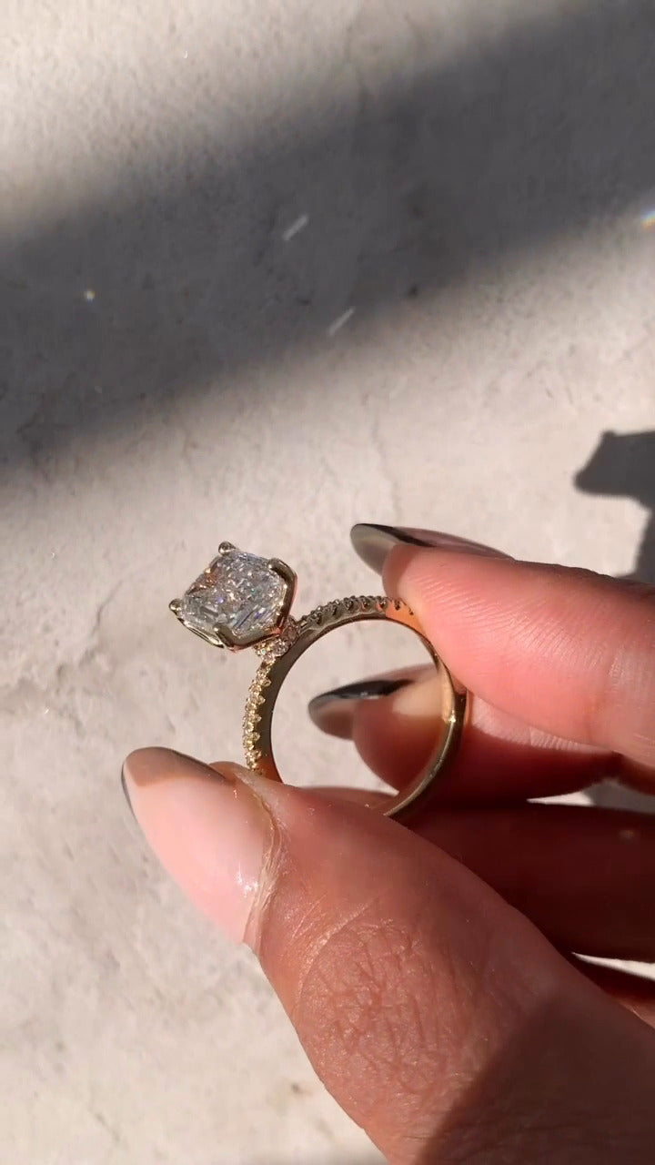 Liviana Moissanite Engagement Ring