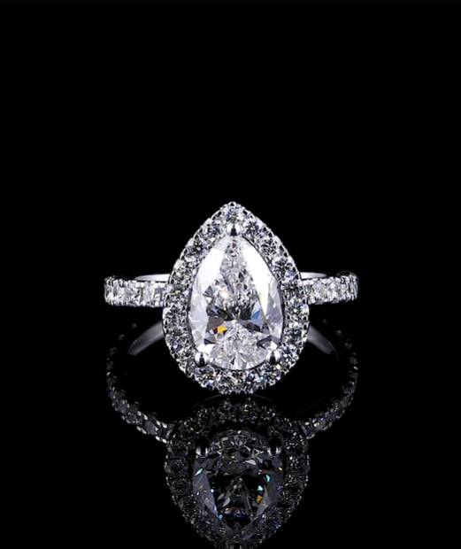 Lucia Pear Engagement Ring