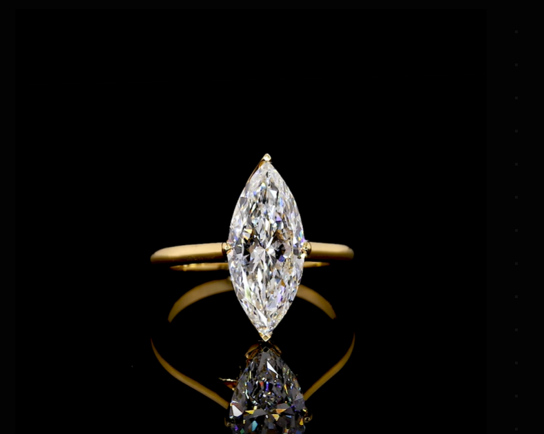 Moissanite Engagement Ring