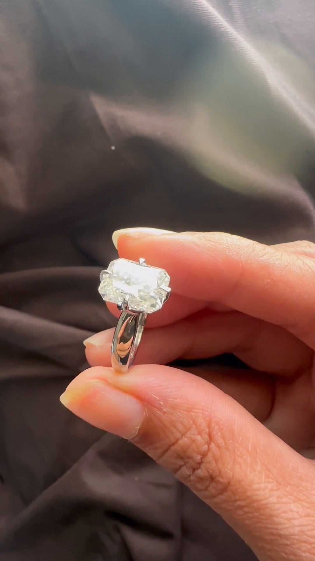 Noelle Moissanite Engagement Ring