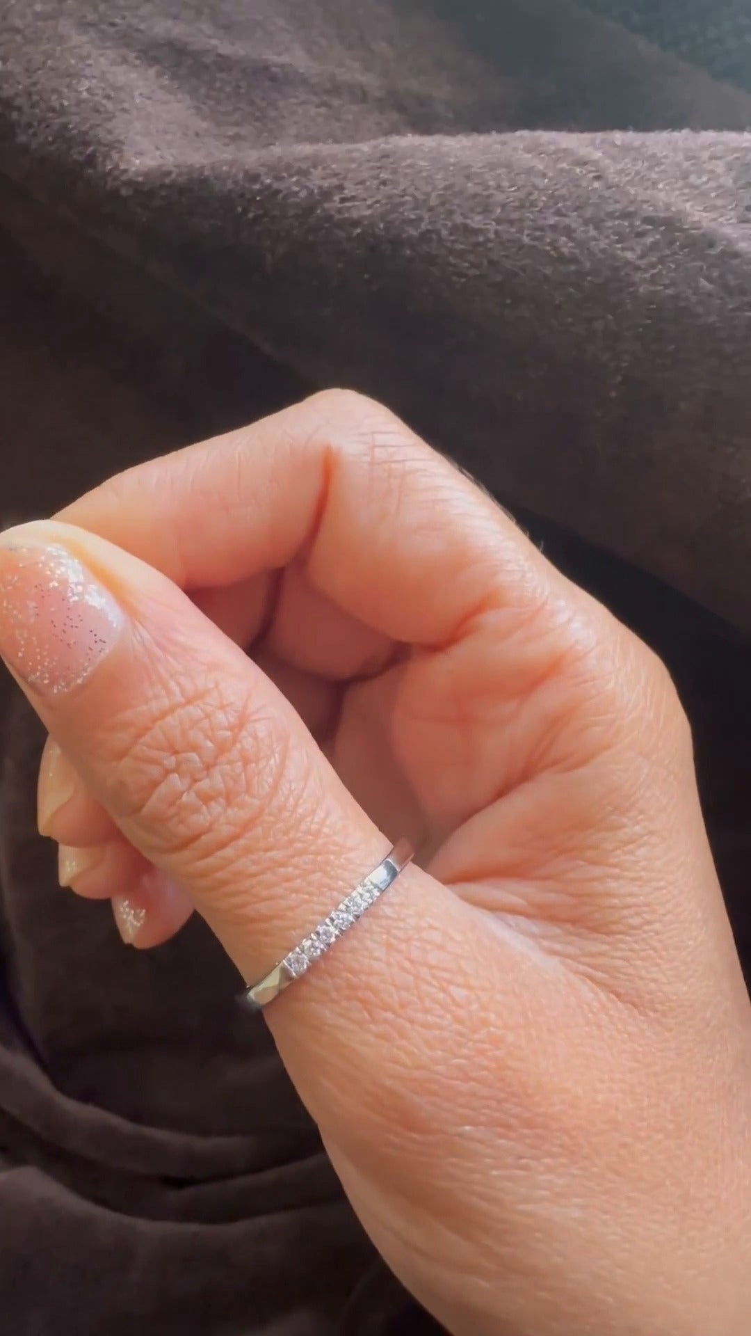 Moissanite Wedding Ring
