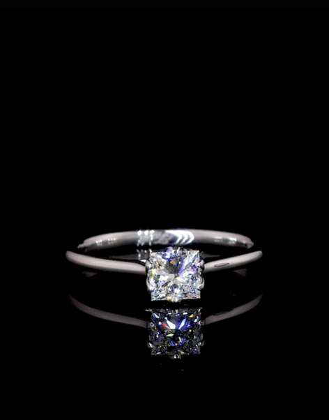 Moissanite Engagement Ring