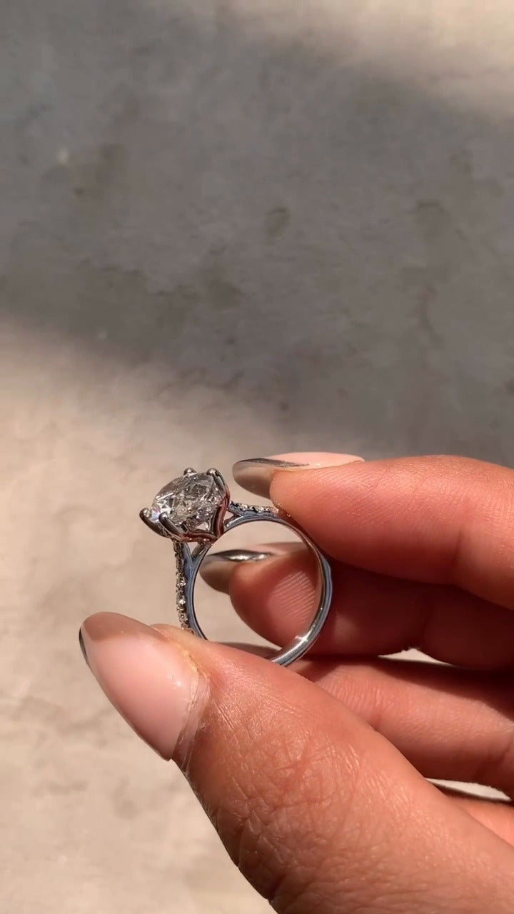 Hidden Halo Ring