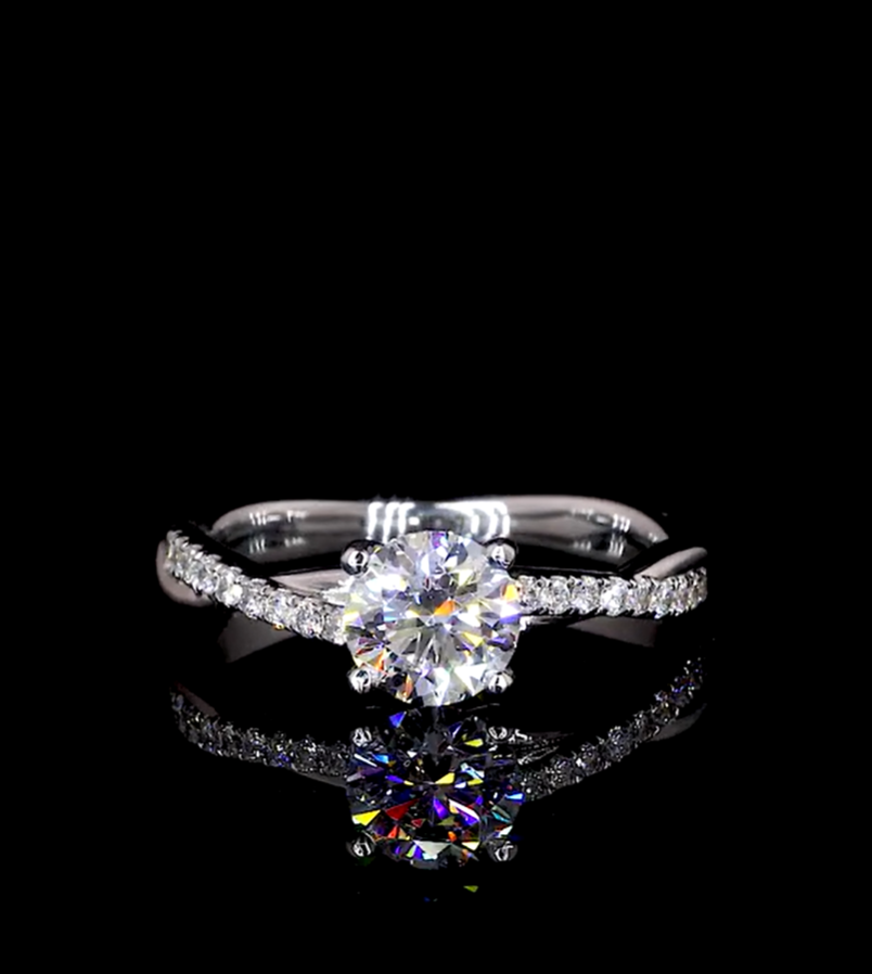 Tatiana Moissanite Engagement Ring