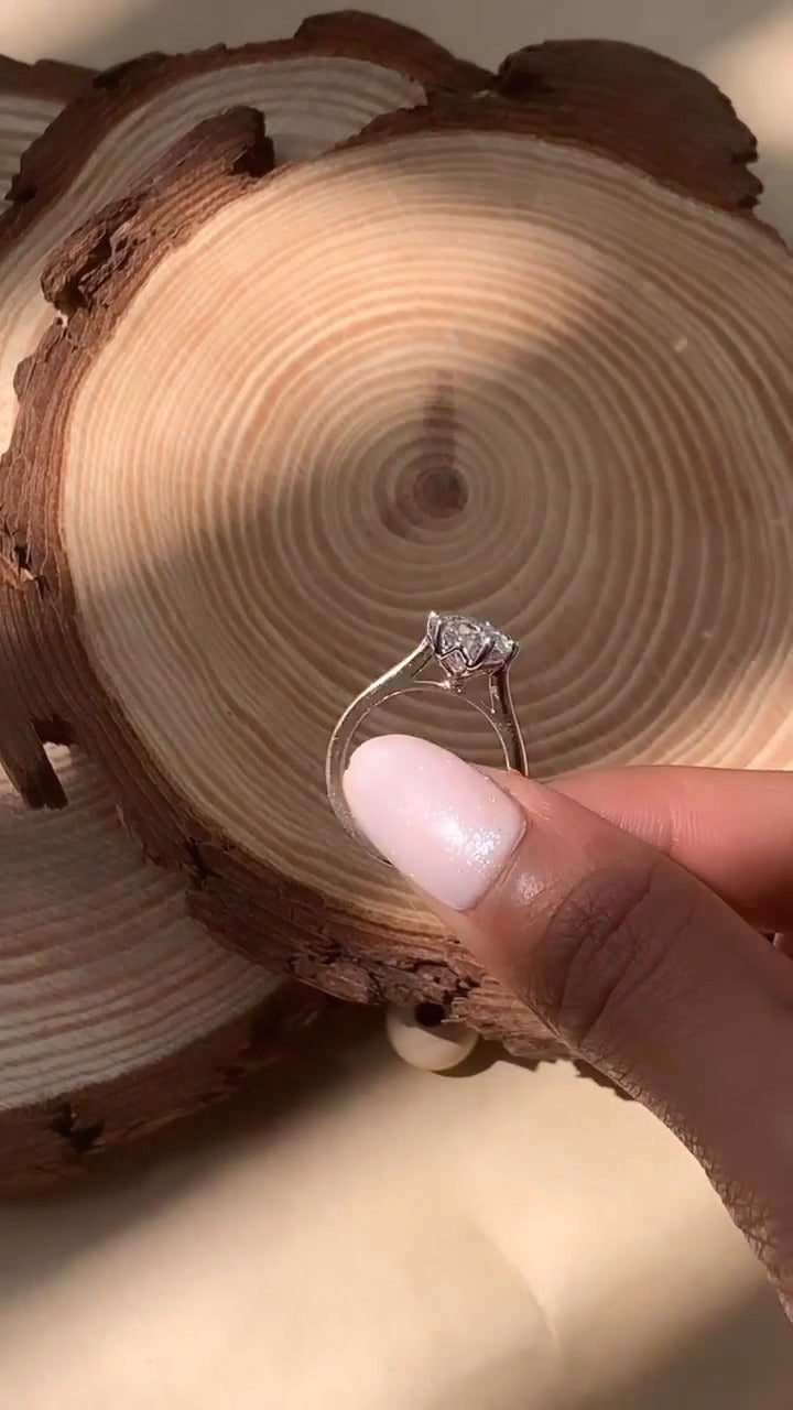 Pear Engagement Ring