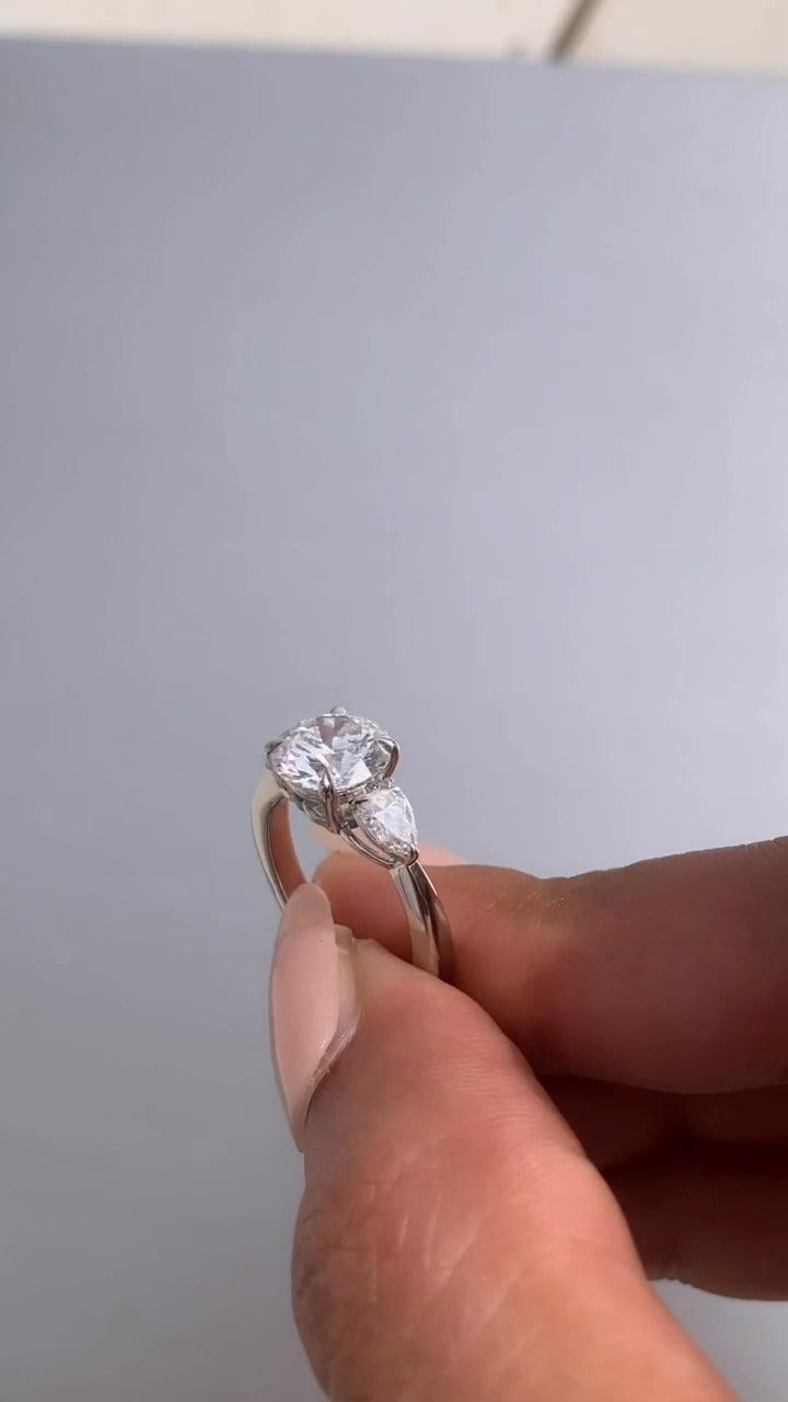 Moissanite Engagement Ring