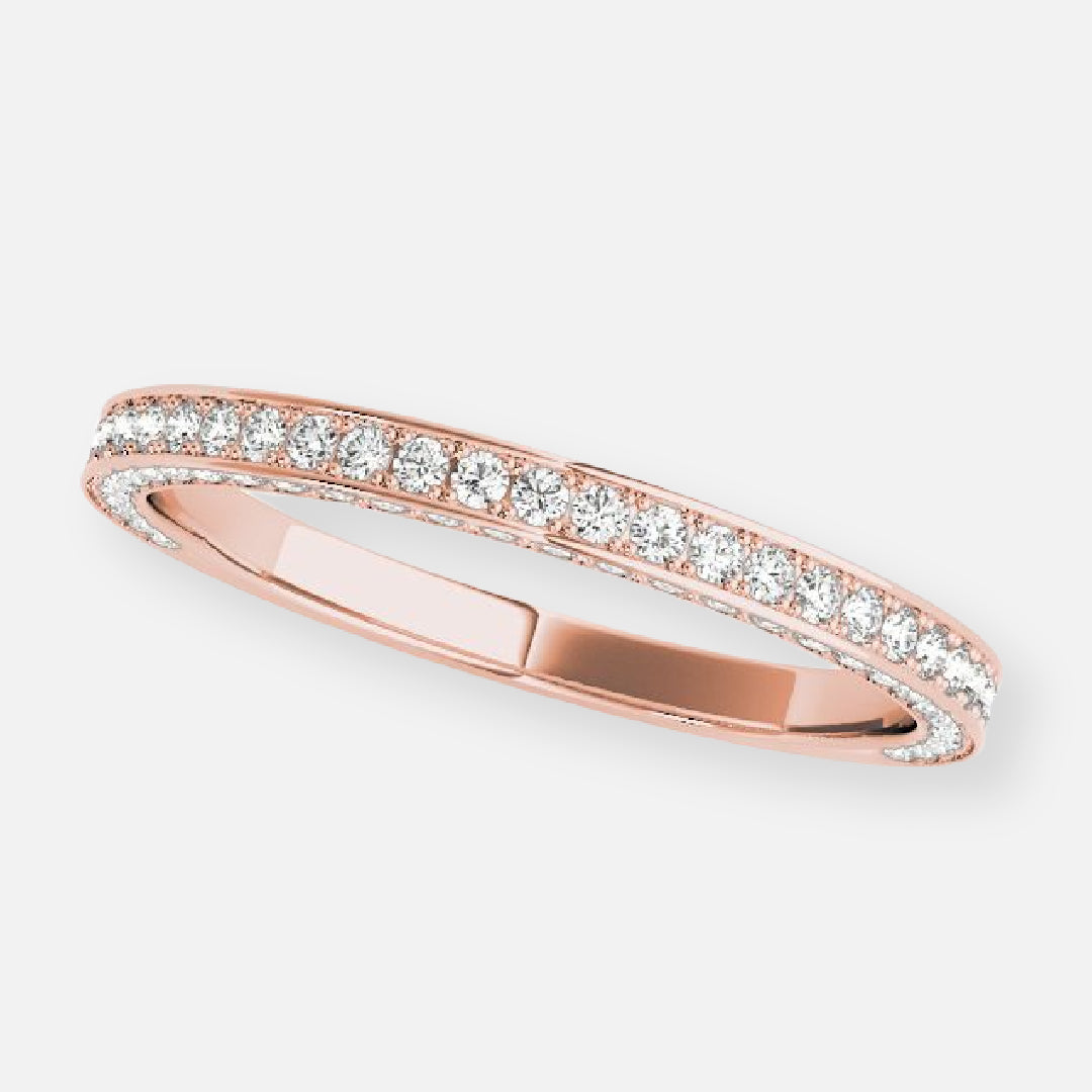 Valentina Moissanite Anniversary Band