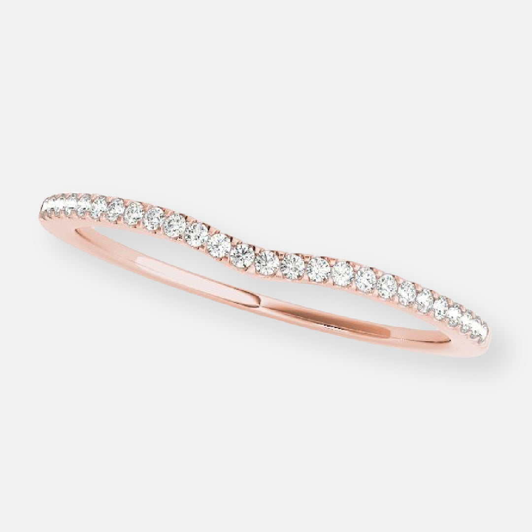 Kira Moissanite Anniversary Band