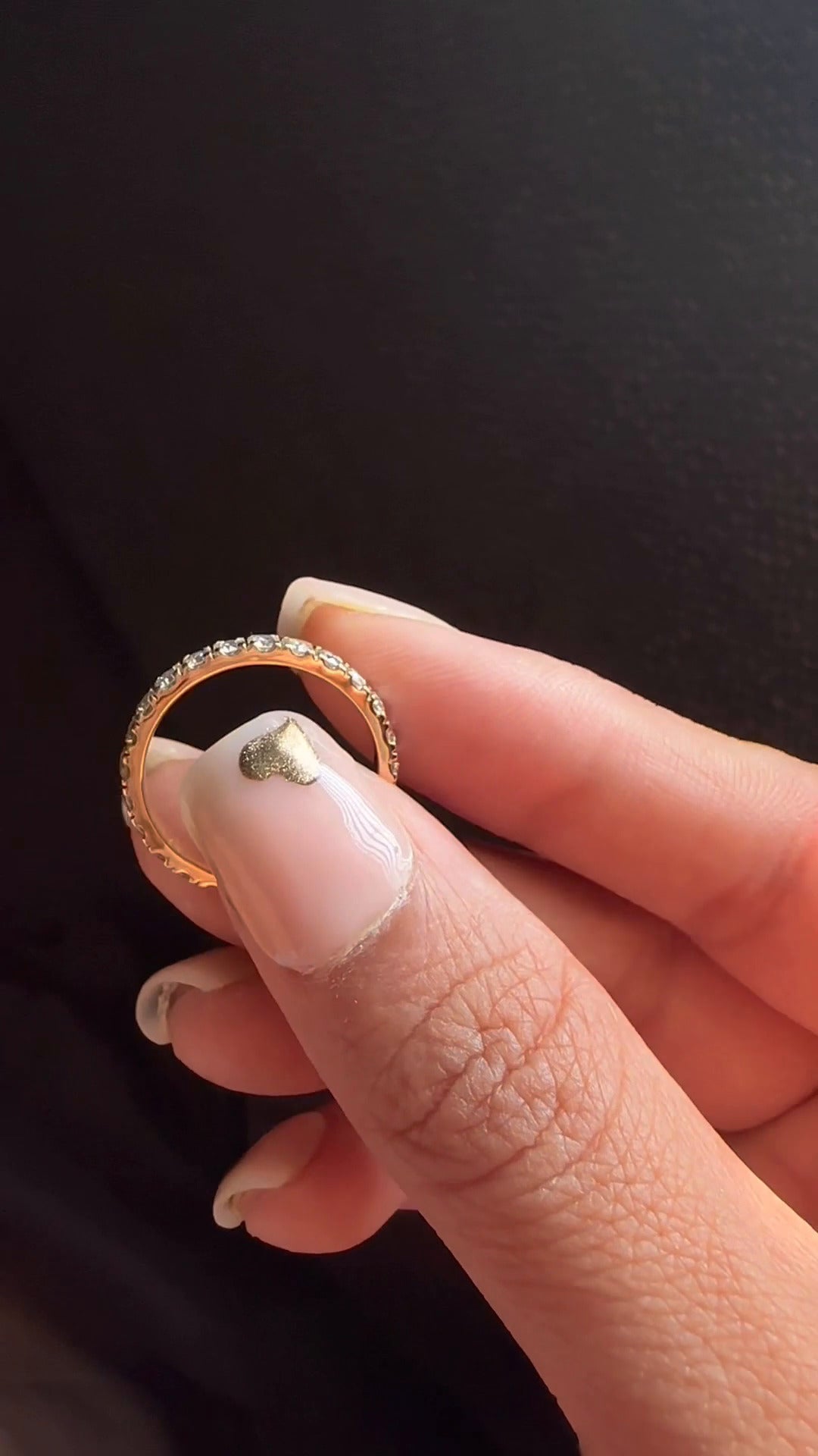 Moissanite Band