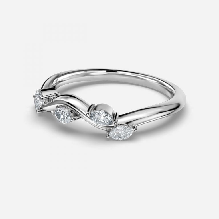 Nova Moissanite Stackable Ring