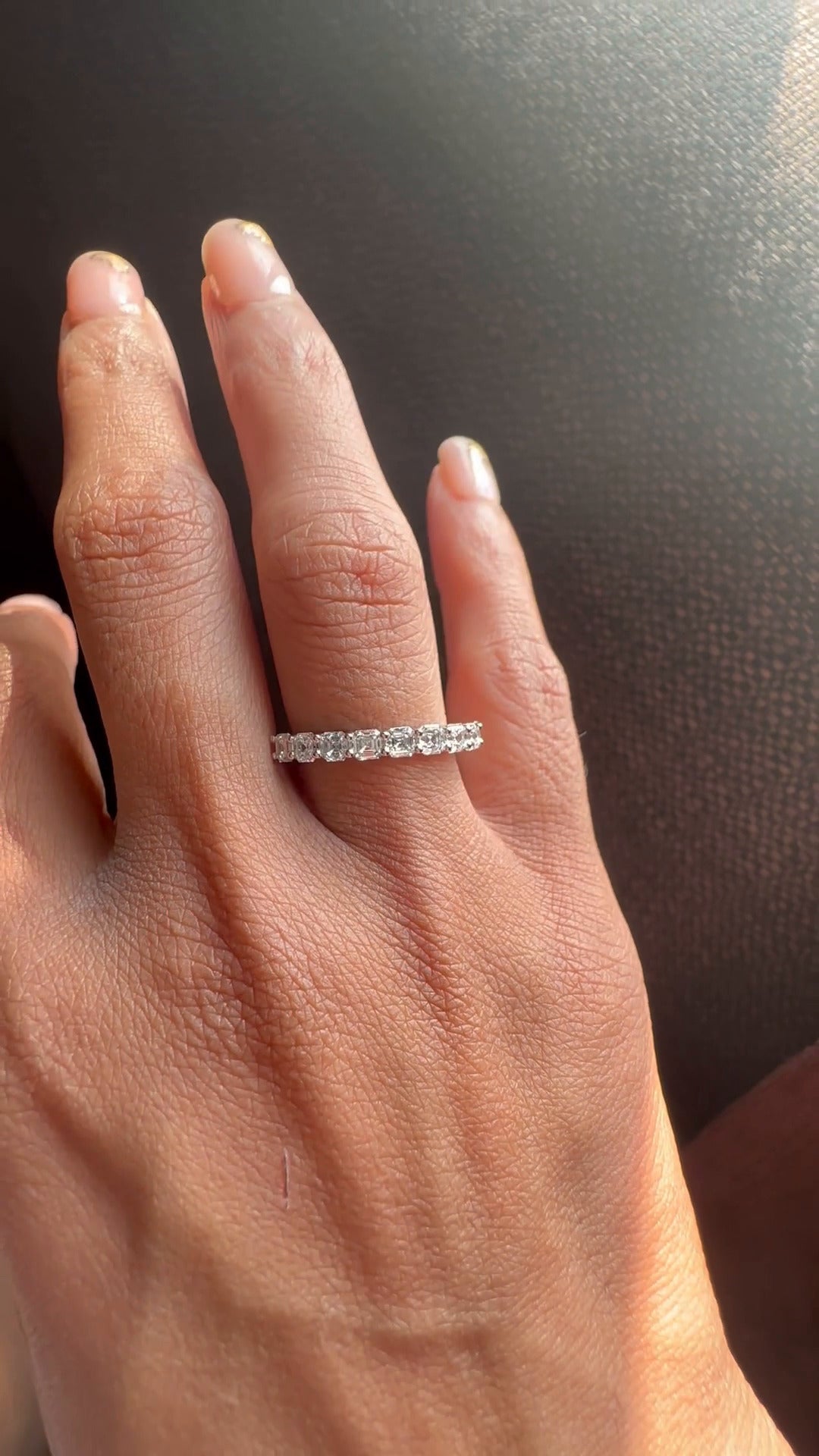 Asscher Anniversary Band