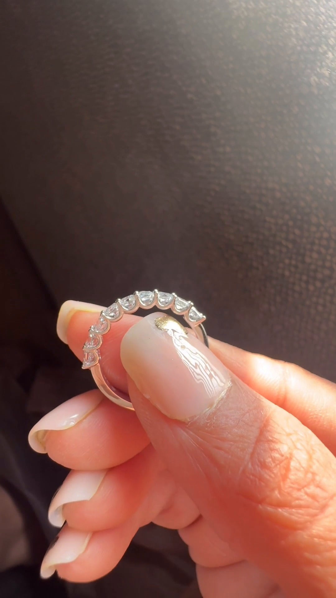 Moissanite Band