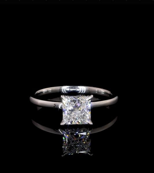 Moissanite Engagement Ring