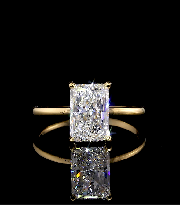 Radiant Engagement Ring