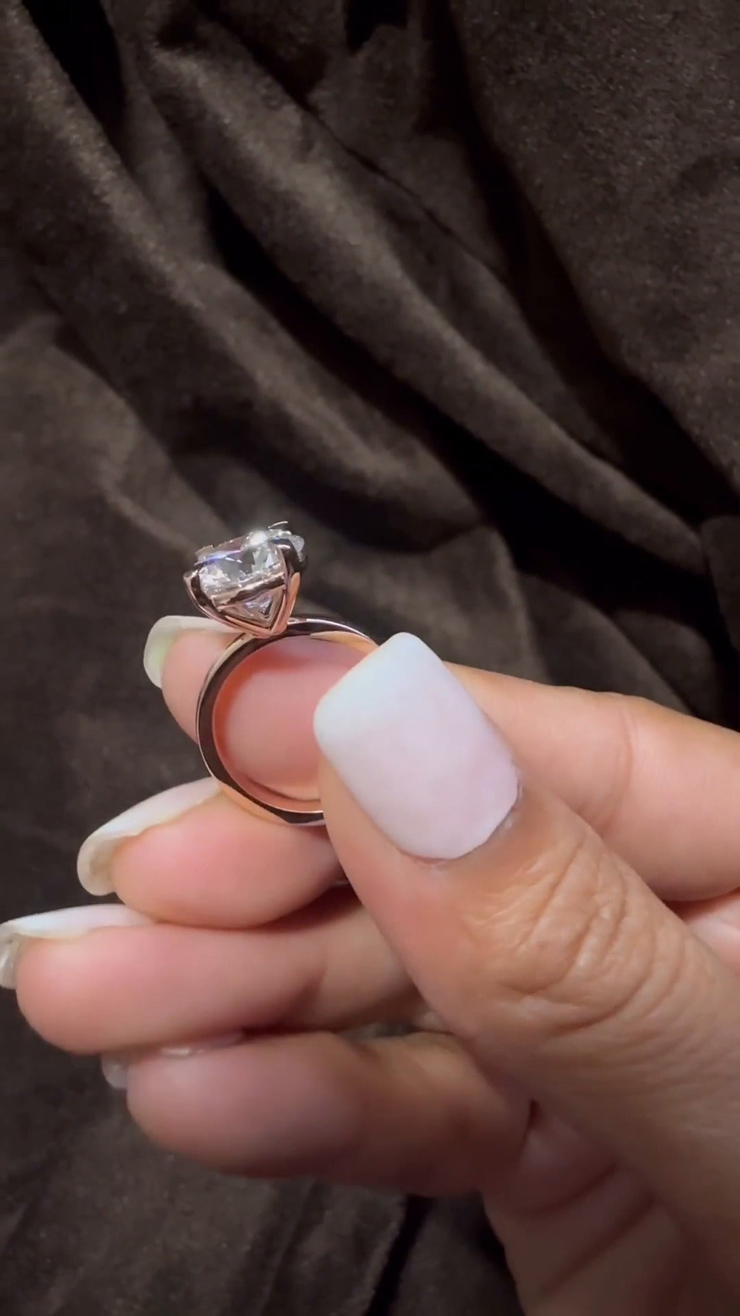 Alara Round Moissanite  Ring