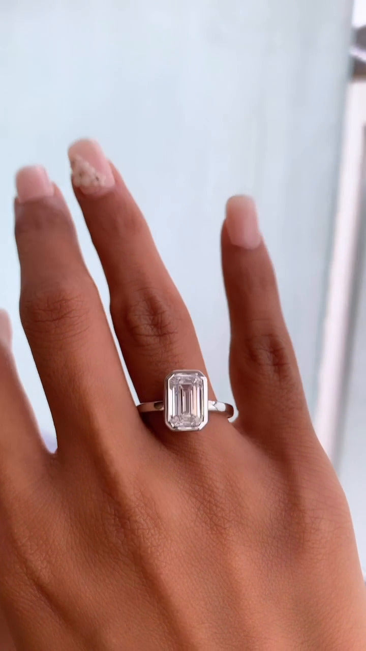 Bezel Engagement Ring