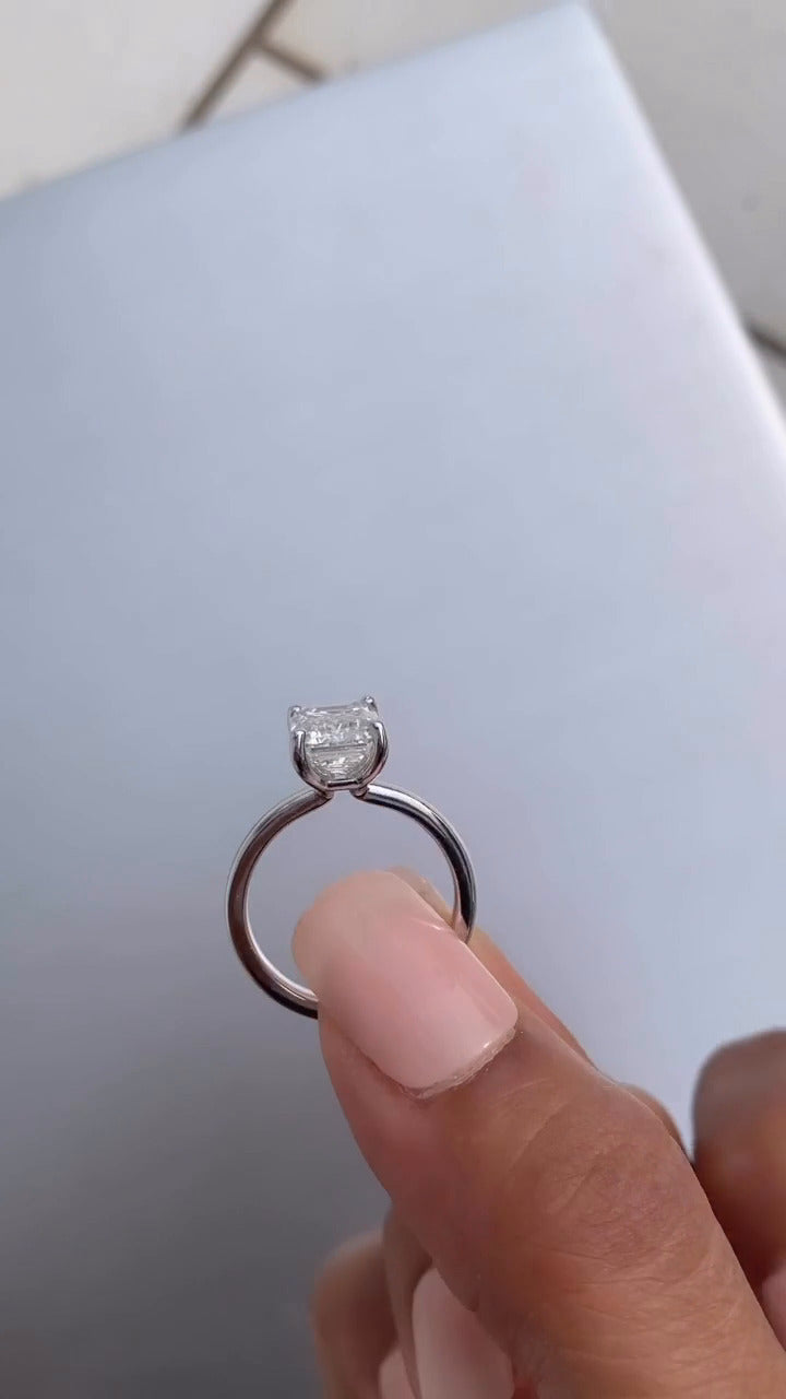 Moissanite Engagement Ring