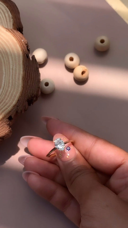 Moissanite Ring