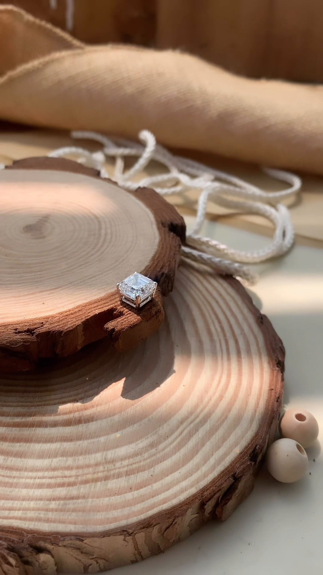 Asscher Pendant