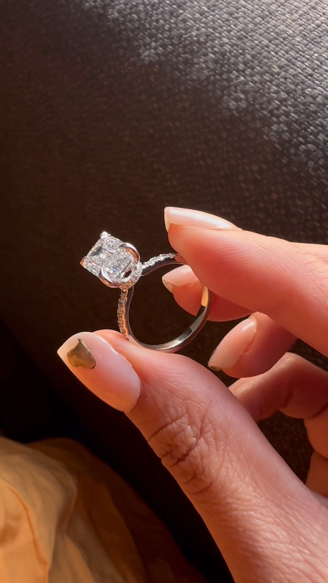 Hidden Halo Ring