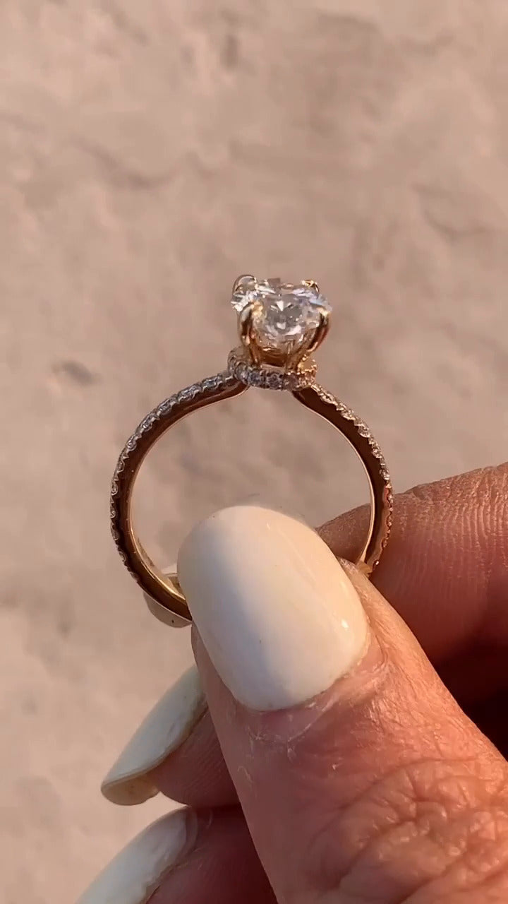 Moissanite Ring