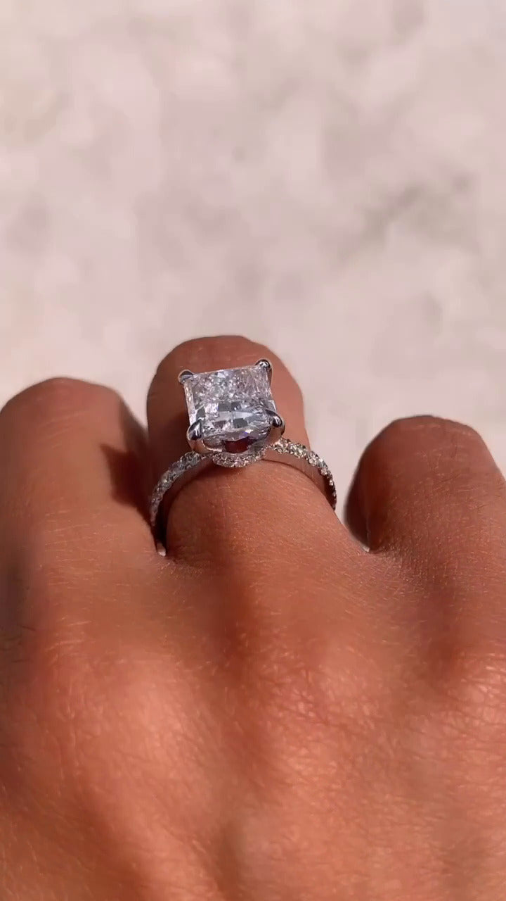 Hidden Halo Ring