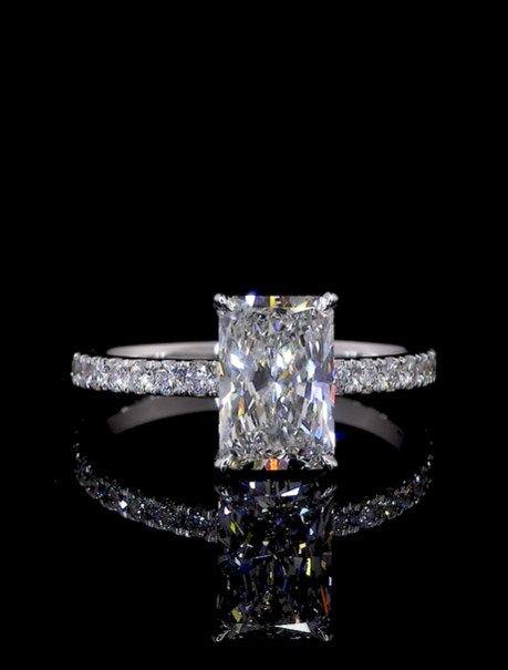 Astrid Radiant Moissanite Engagement Ring