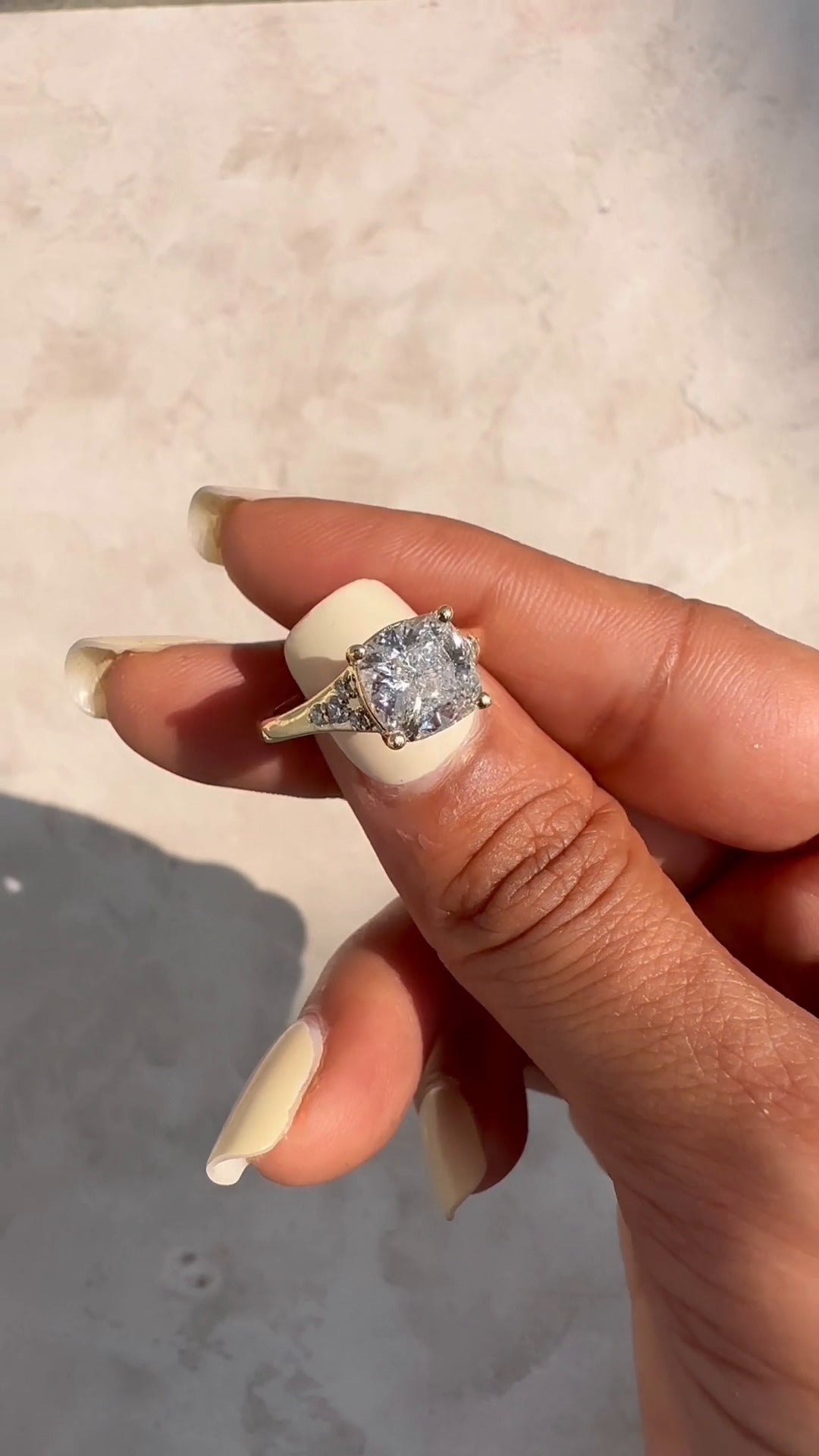 Cushion Engagement Ring
