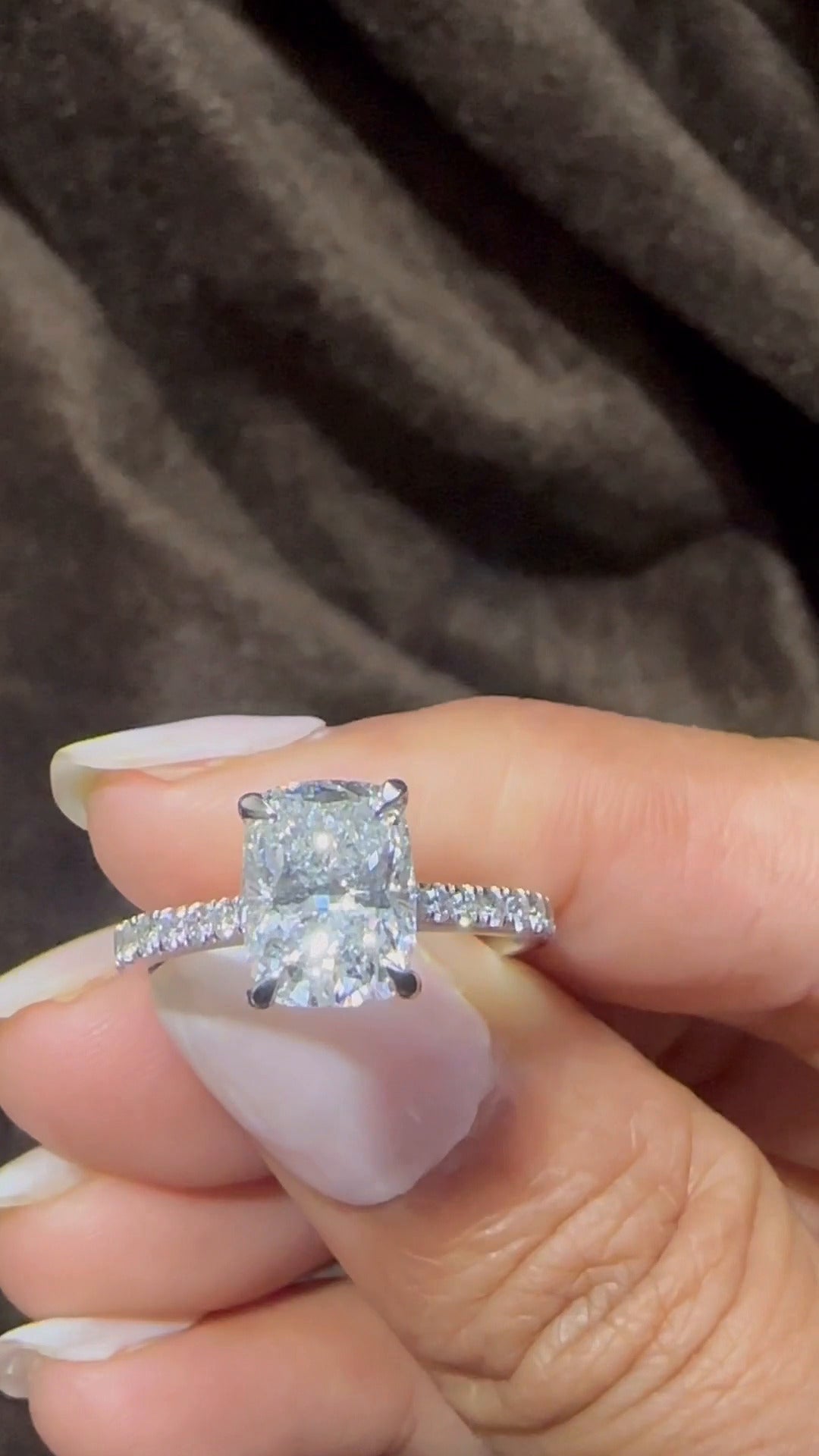 Moissanite Engagement Ring