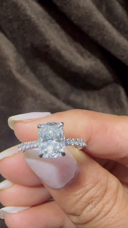 Moissanite Engagement Ring