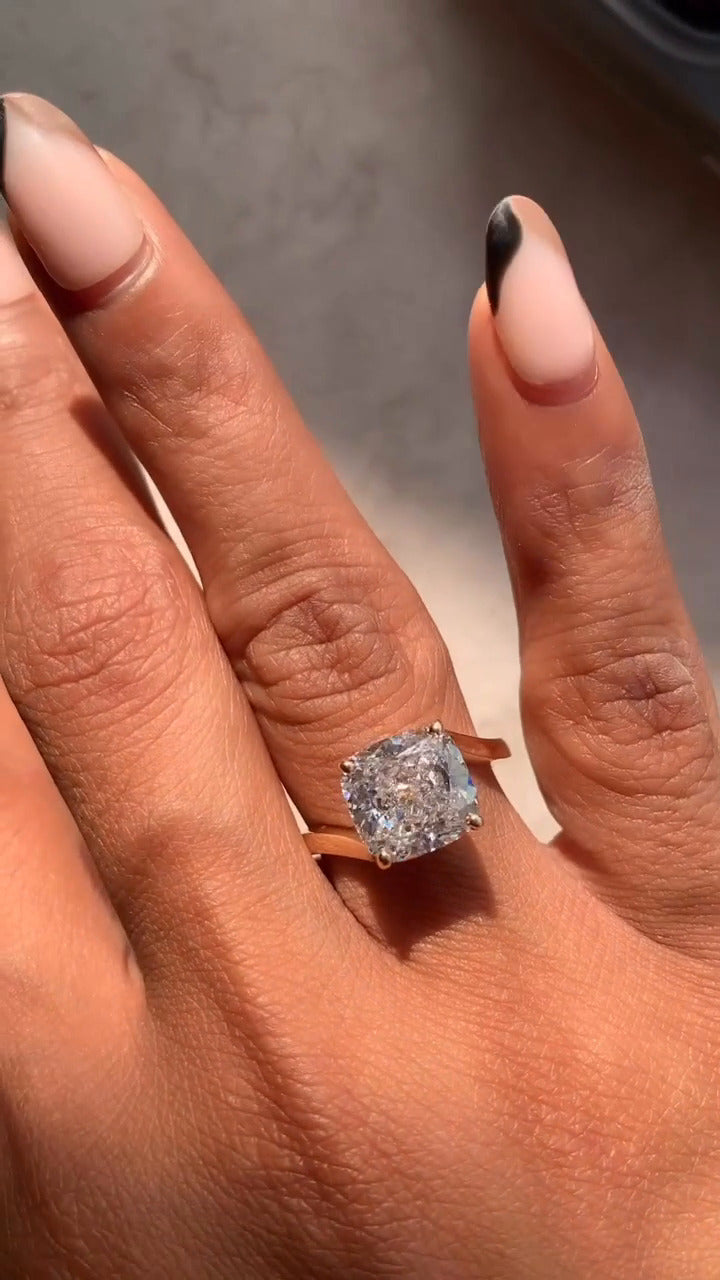 Moissanite Engagement Ring