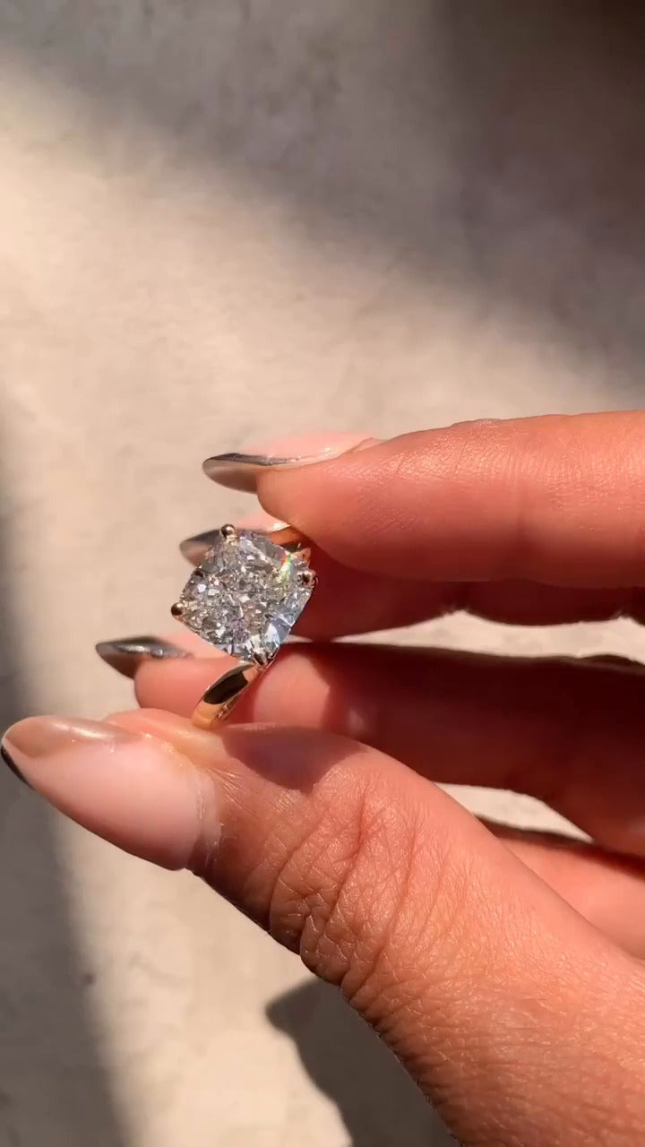 Plain Cushion Ring