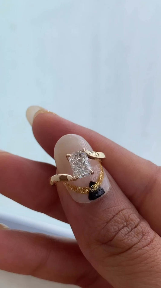 Radiant Solitaire Engagement Ring