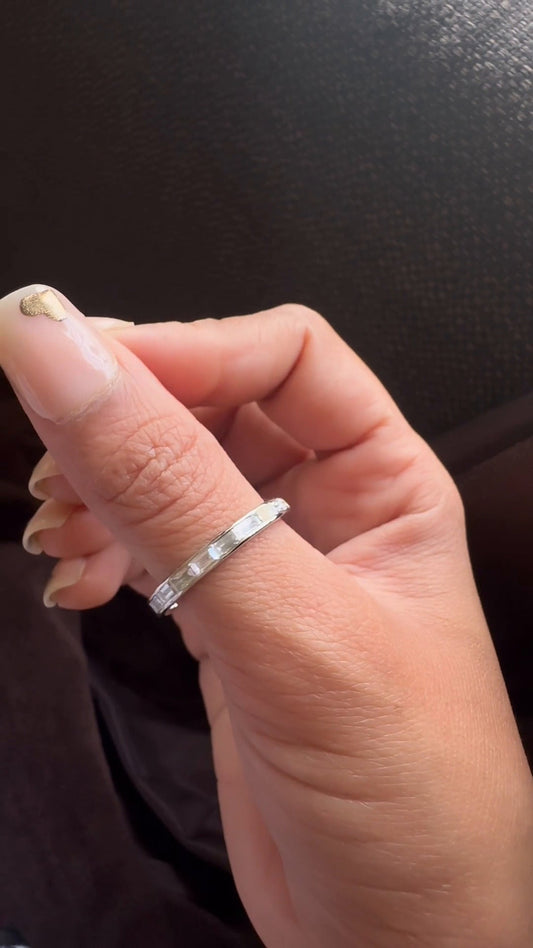 Baguette Wedding Band