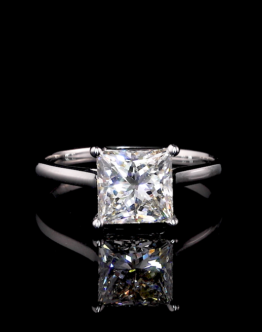 Moissanite Engagement Ring