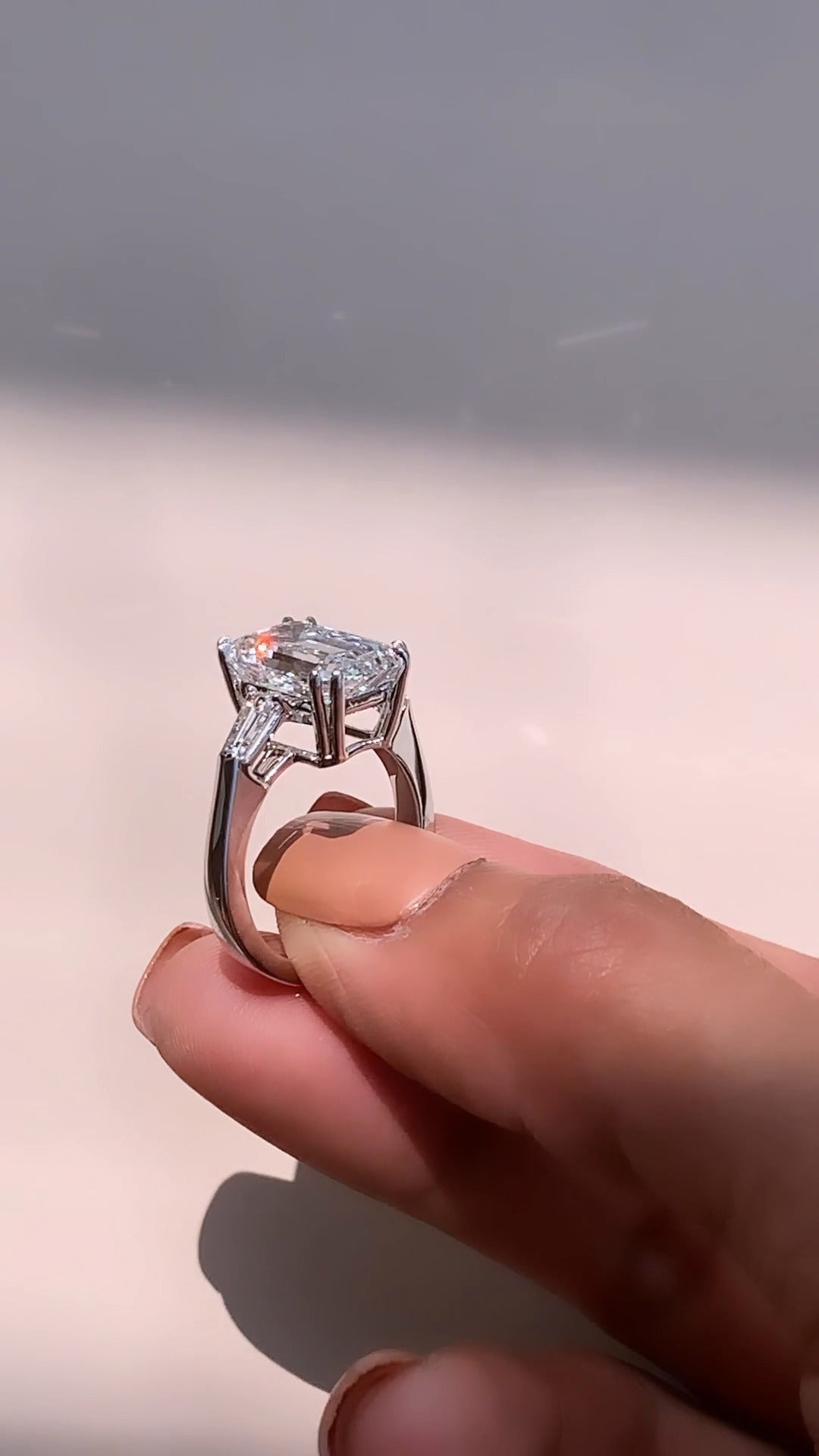 Calliope Moissanite Engagement Ring