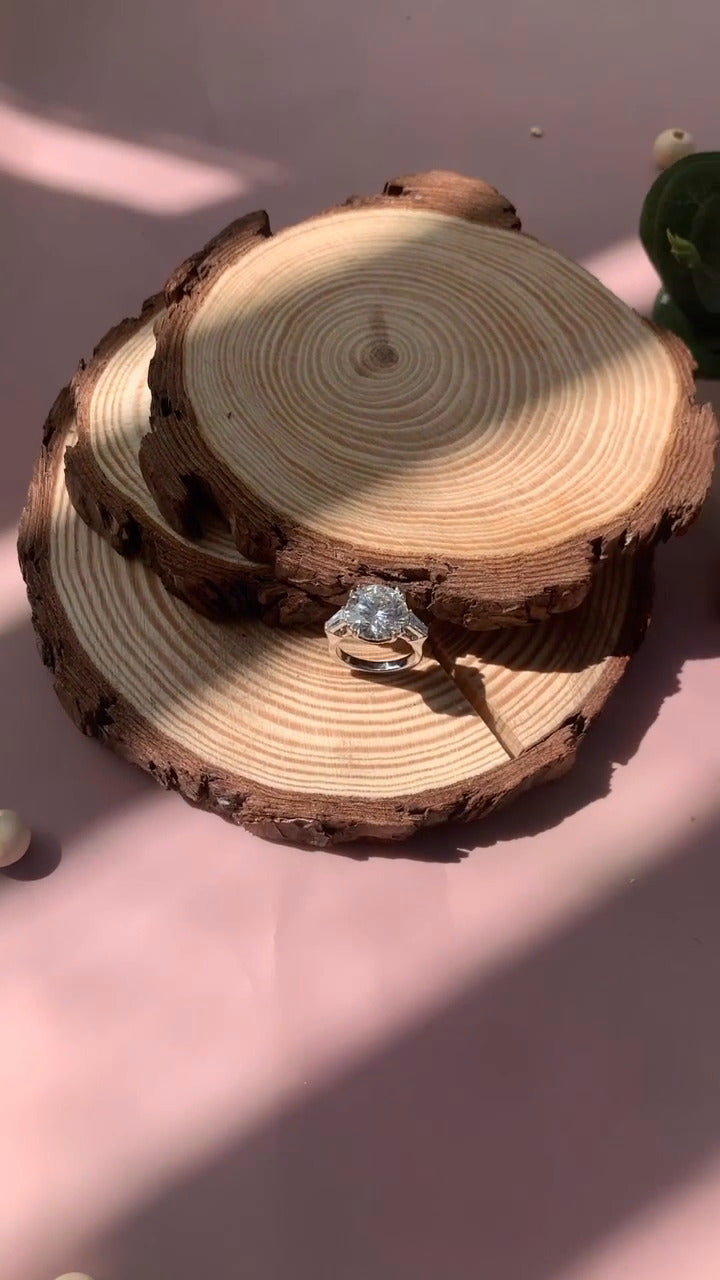Three Stone Engagement Ring