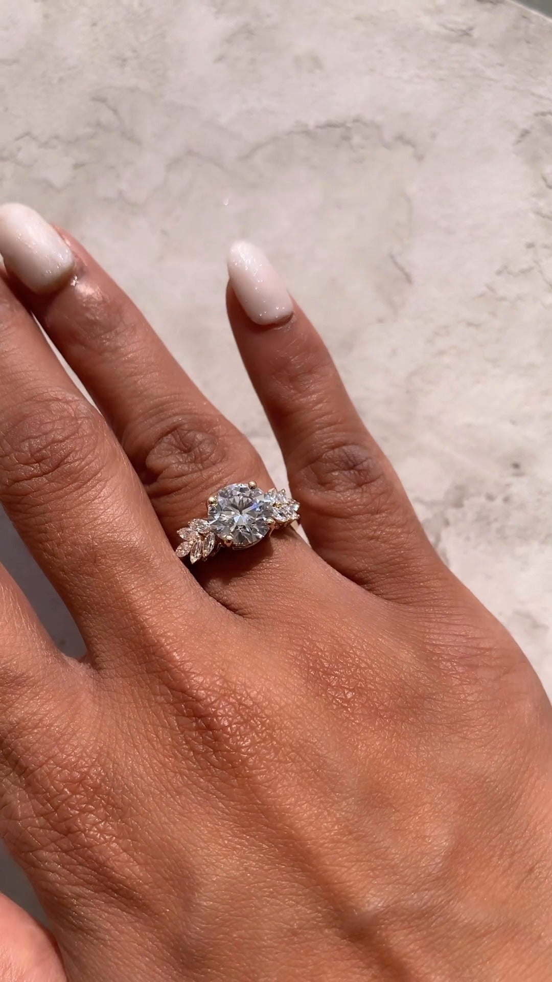 Moissanite Engagement Ring