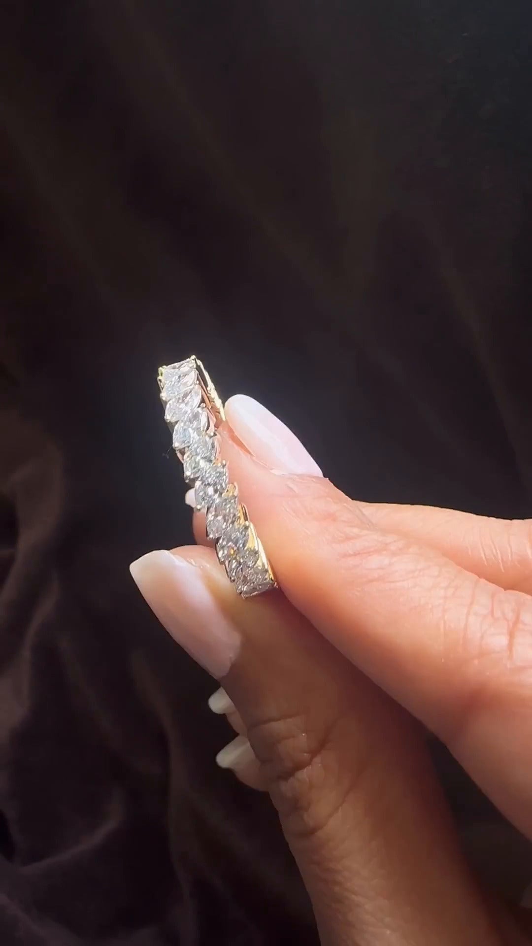 Moissanite Band
