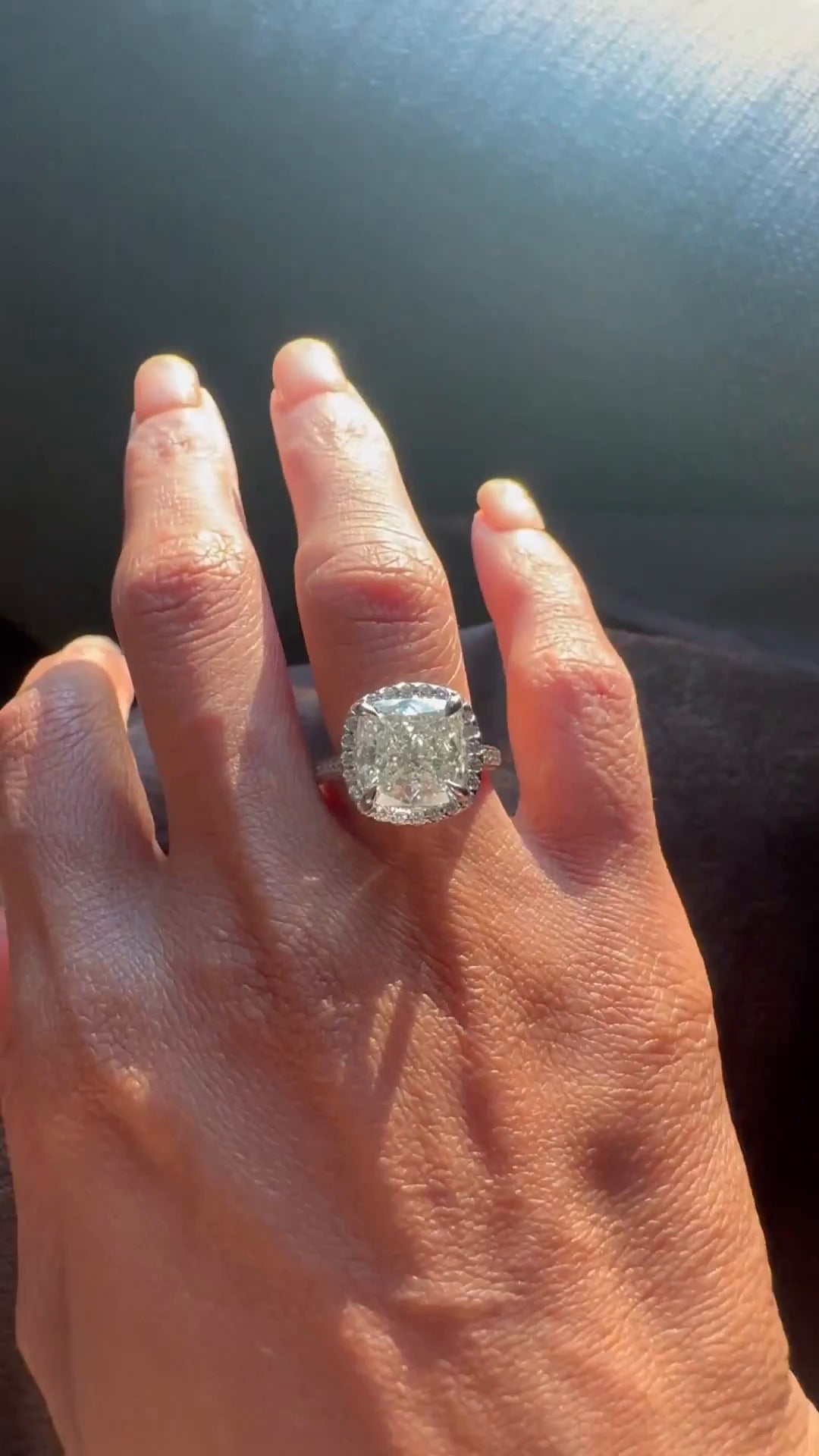 Cushion Engagement Ring