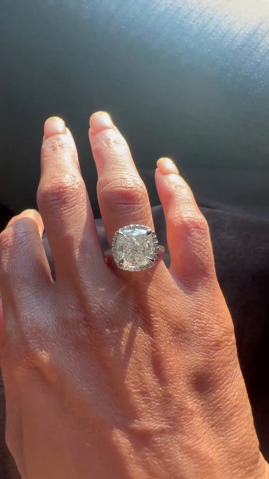 Cushion Engagement Ring